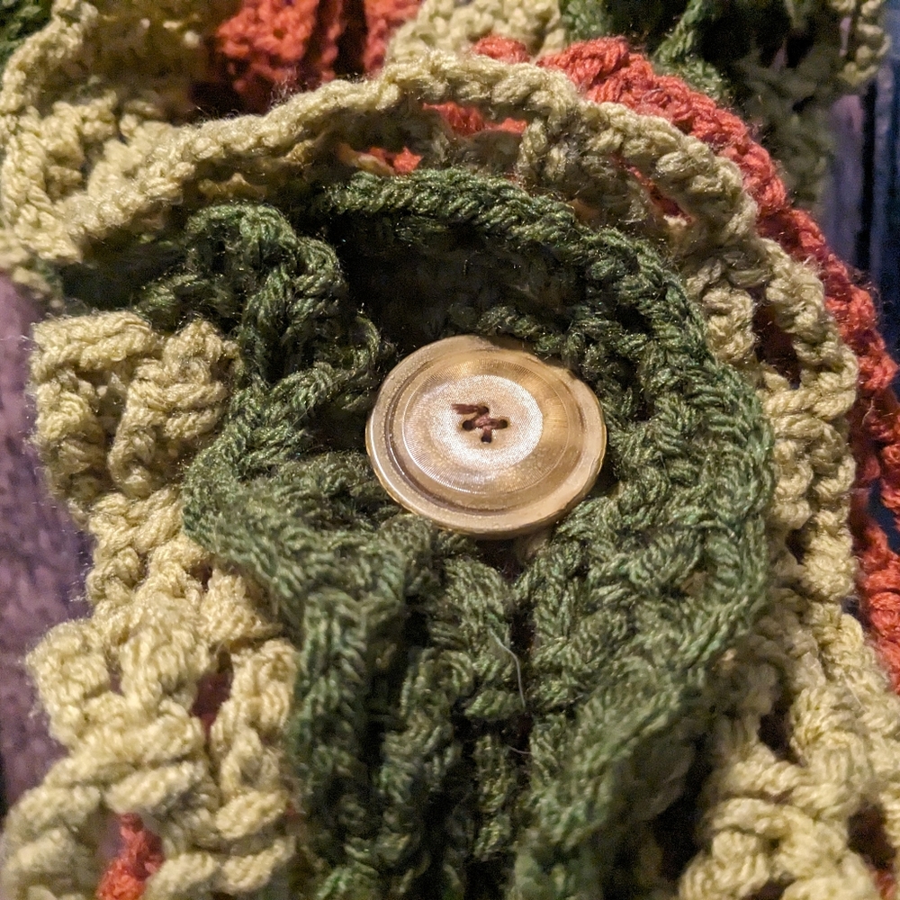 Handmade Ruffle Scarf - Picture 2 of 3
